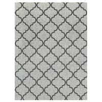 Studio By Brown Jordan Hastings Indoor Outdoor Rope Gray Area Rug 5 3 X 7 5 5 3 X 7 5 Overstock 17004110