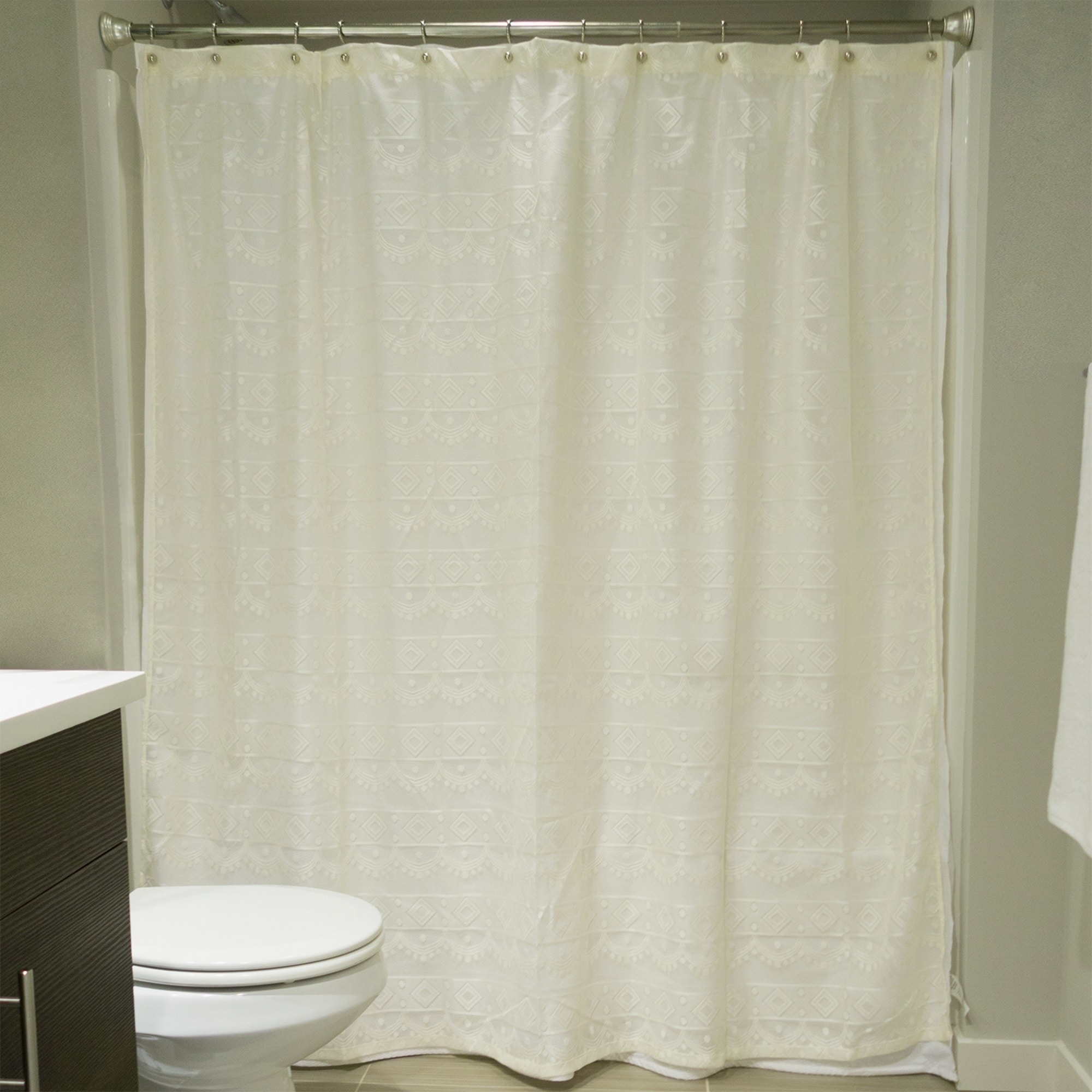 lace shower curtains