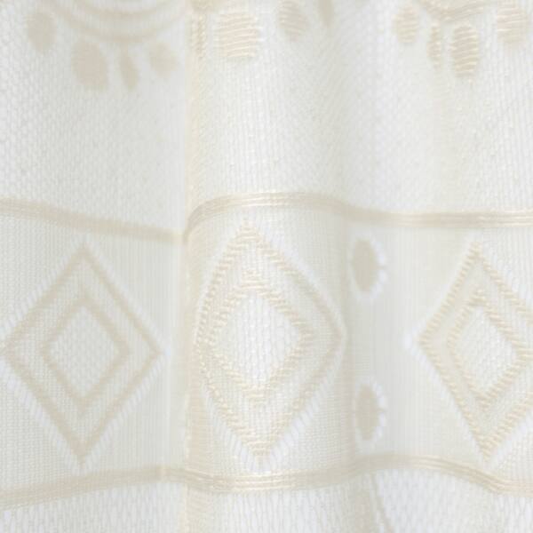 Shop Off White Diamond Lace Shower Curtain Free Shipping On