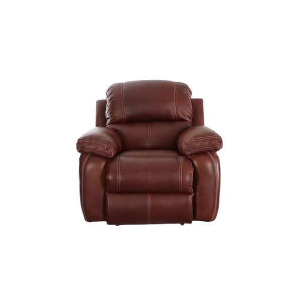 Ashanti Furniture Sophia Mopani Leather Lumbar Support Incliner Overstock