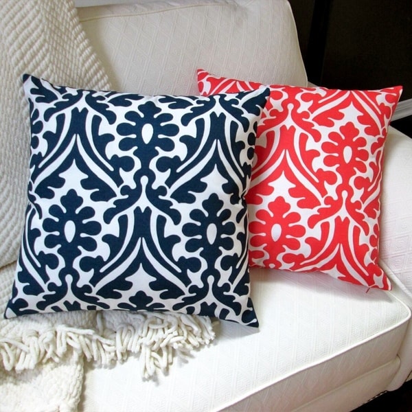 Damask best sale outdoor pillows