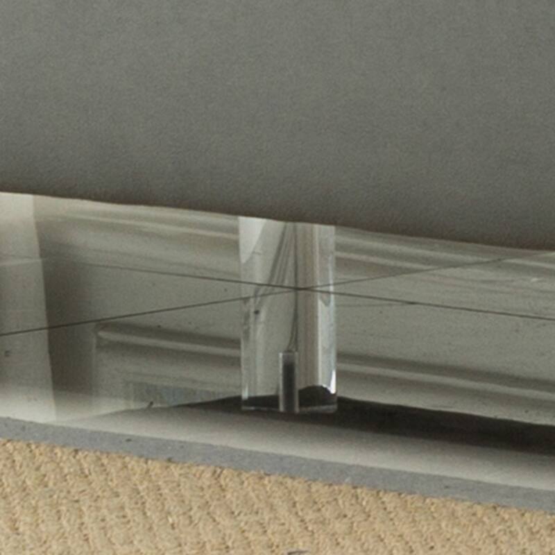 AC Pacific Victoria Collection Modern Style Luxurious Polyester Velvet Upholstered Tufted Living Room Loveseat