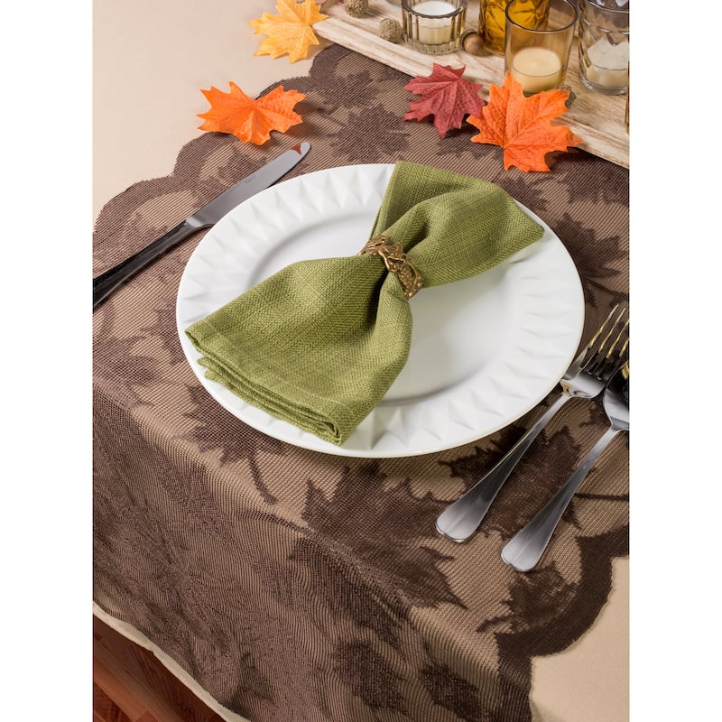 Olive Green Variegated Napkin (Set of 6)