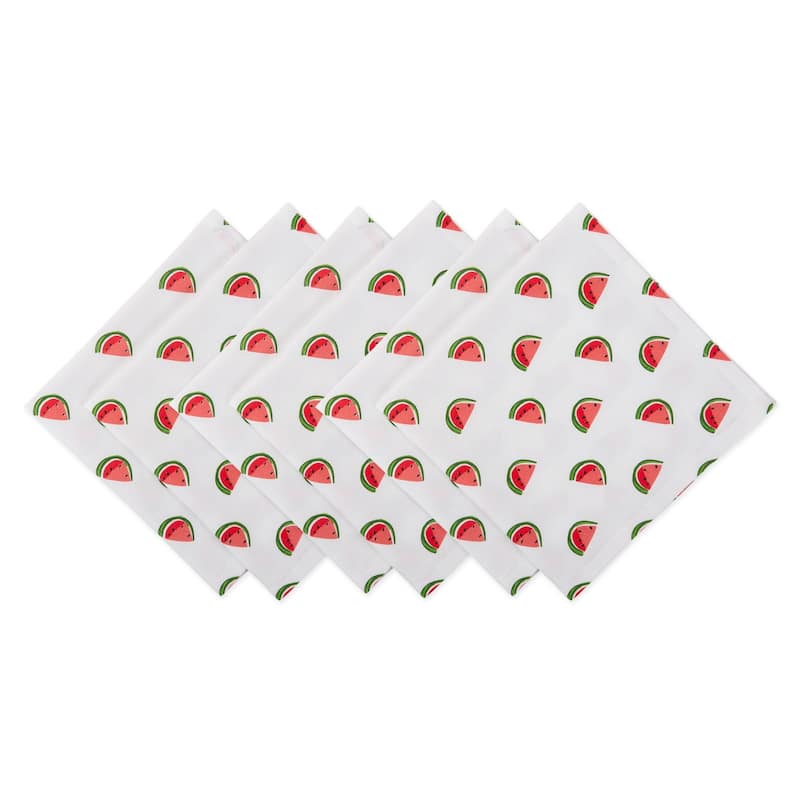 Basic Stripe Printed Napkin (Set of 6)