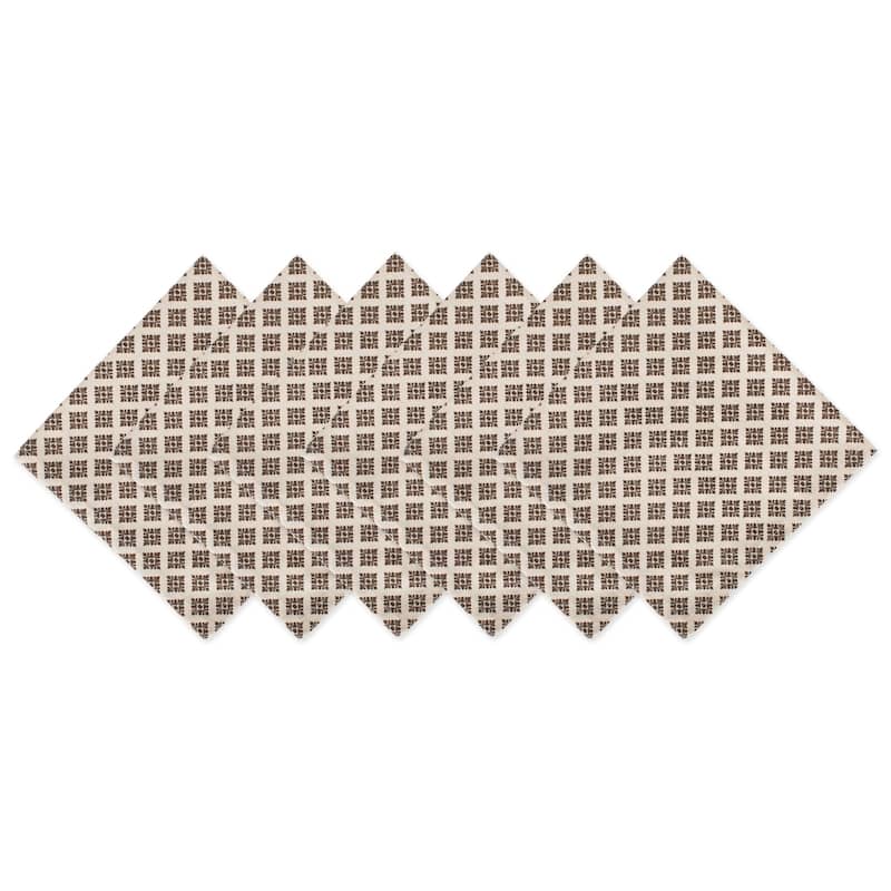 Basic Stripe Printed Napkin (Set of 6) - Heirloom Diamond