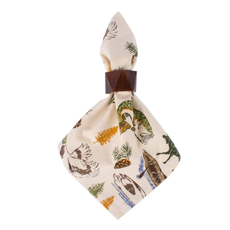Basic Stripe Printed Napkin (Set of 6)