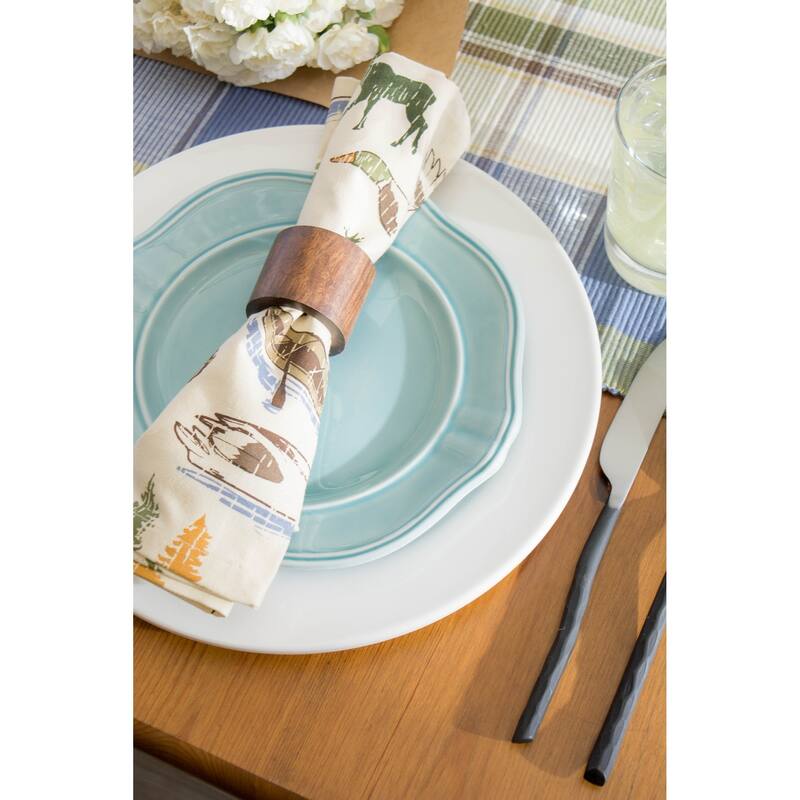 Basic Stripe Printed Napkin (Set of 6)