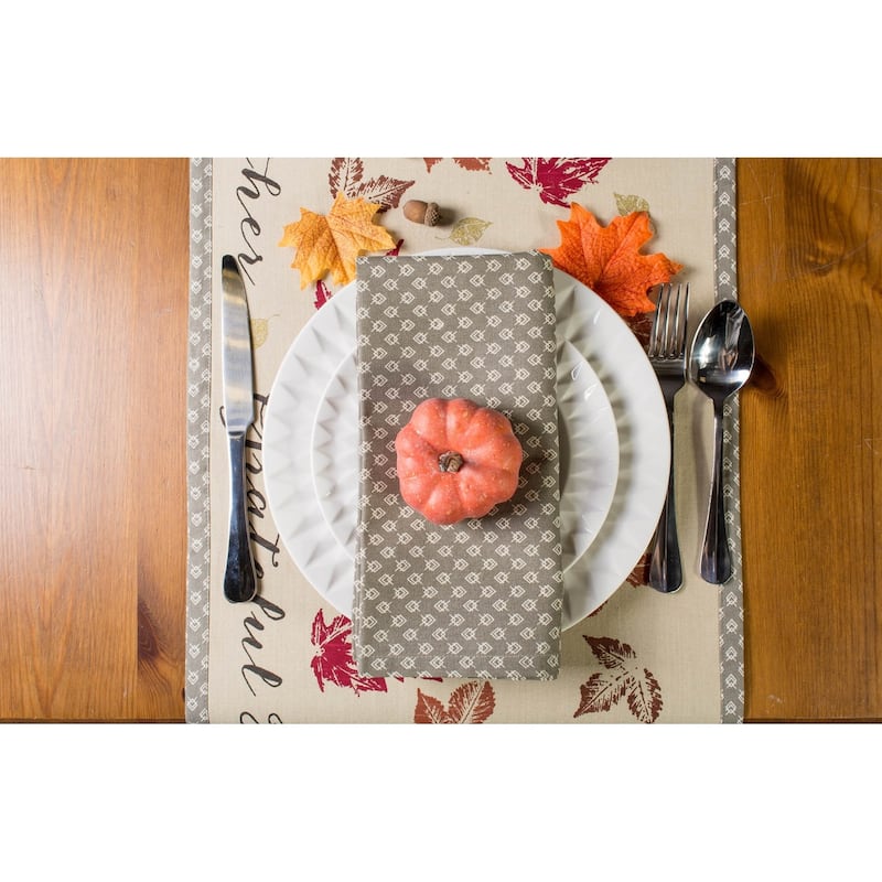 Basic Stripe Printed Napkin (Set of 6)