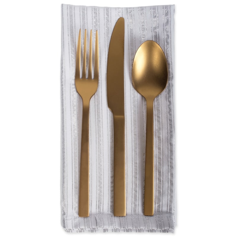 Basic Stripe Printed Napkin (Set of 6)