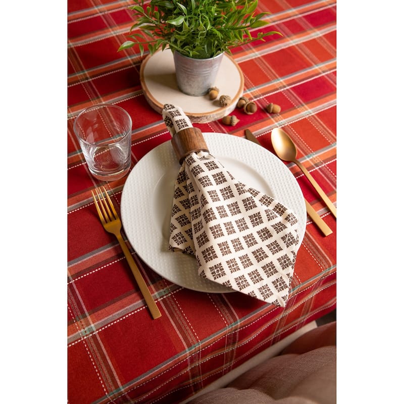 Basic Stripe Printed Napkin (Set of 6)