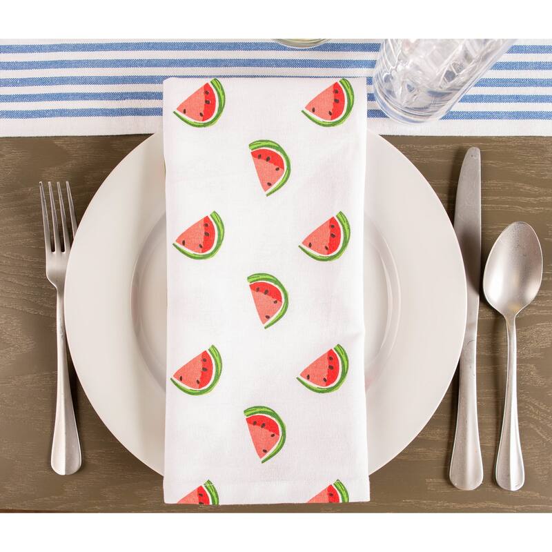 Basic Stripe Printed Napkin (Set of 6)