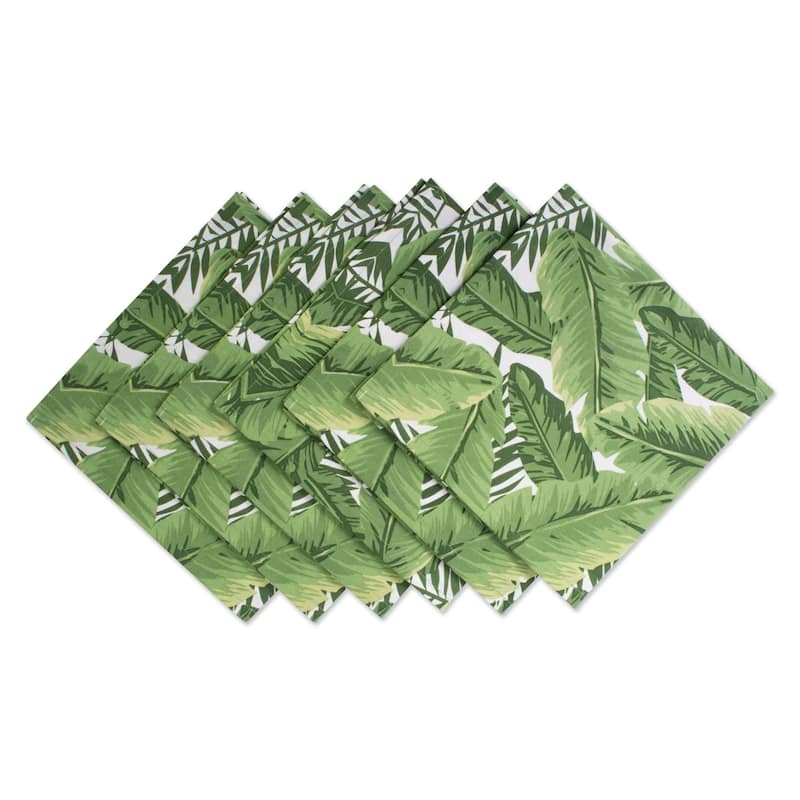 Basic Stripe Printed Napkin (Set of 6) - Banana Leaf
