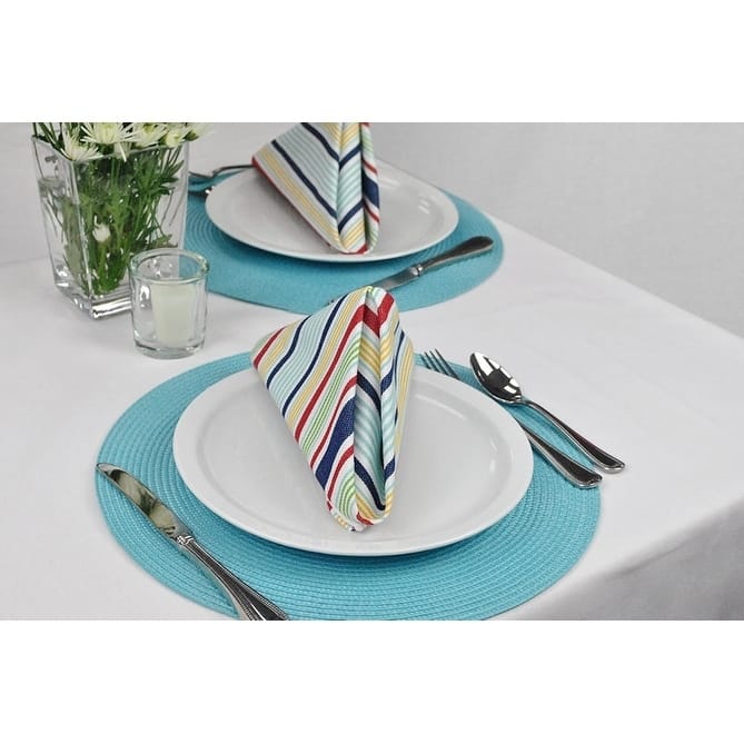 Basic Stripe Printed Napkin (Set of 6)
