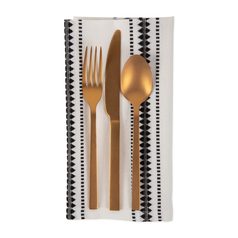 Basic Stripe Printed Napkin (Set of 6)