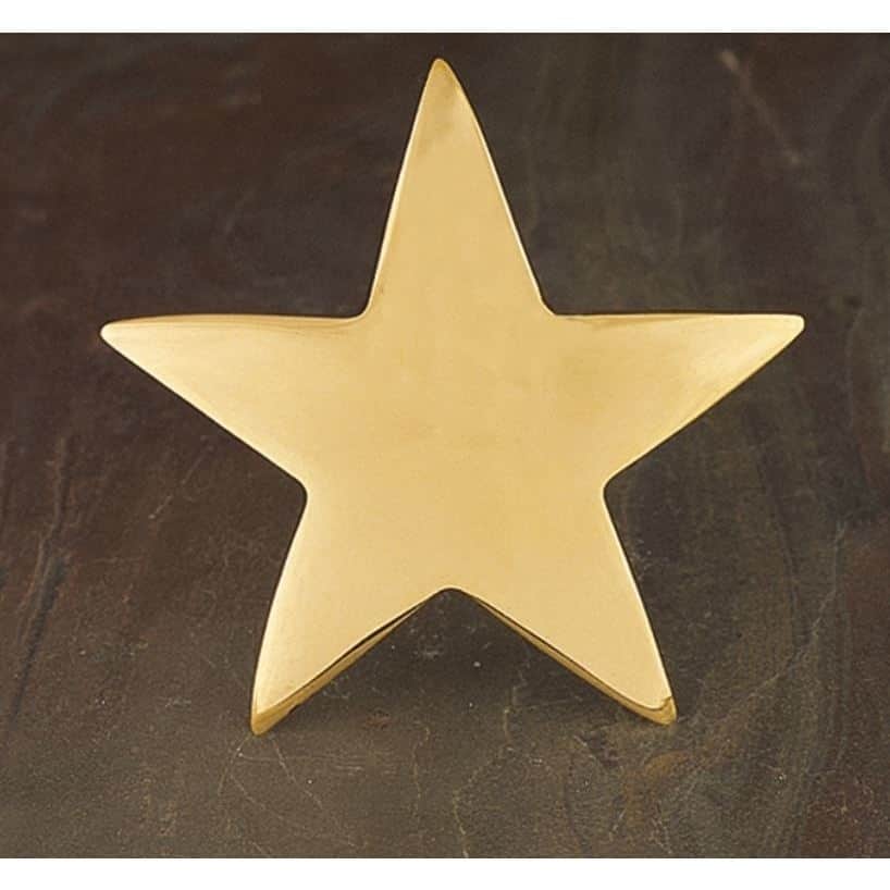 Gold Star Napkin Ring Set of 6