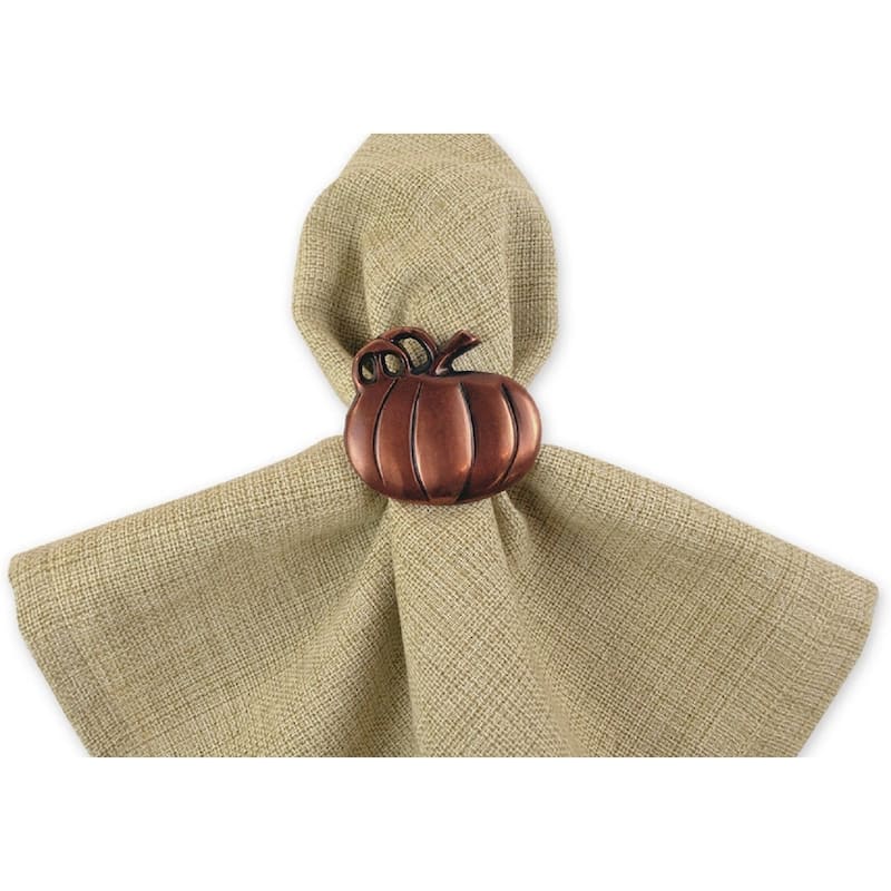 Pumpkin Napkin Ring Set of 6