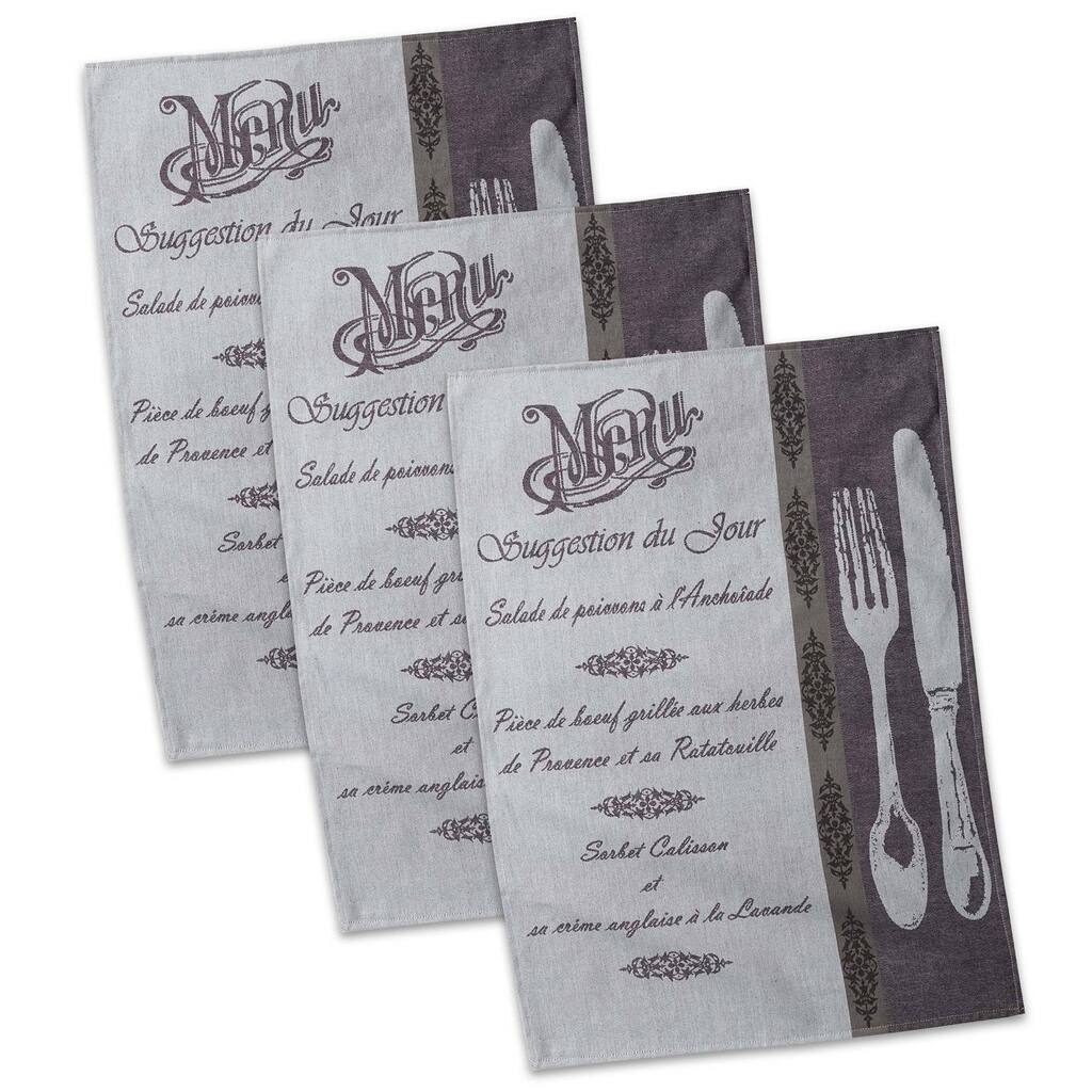 French Jacquard Dishtowel (Set of 3)