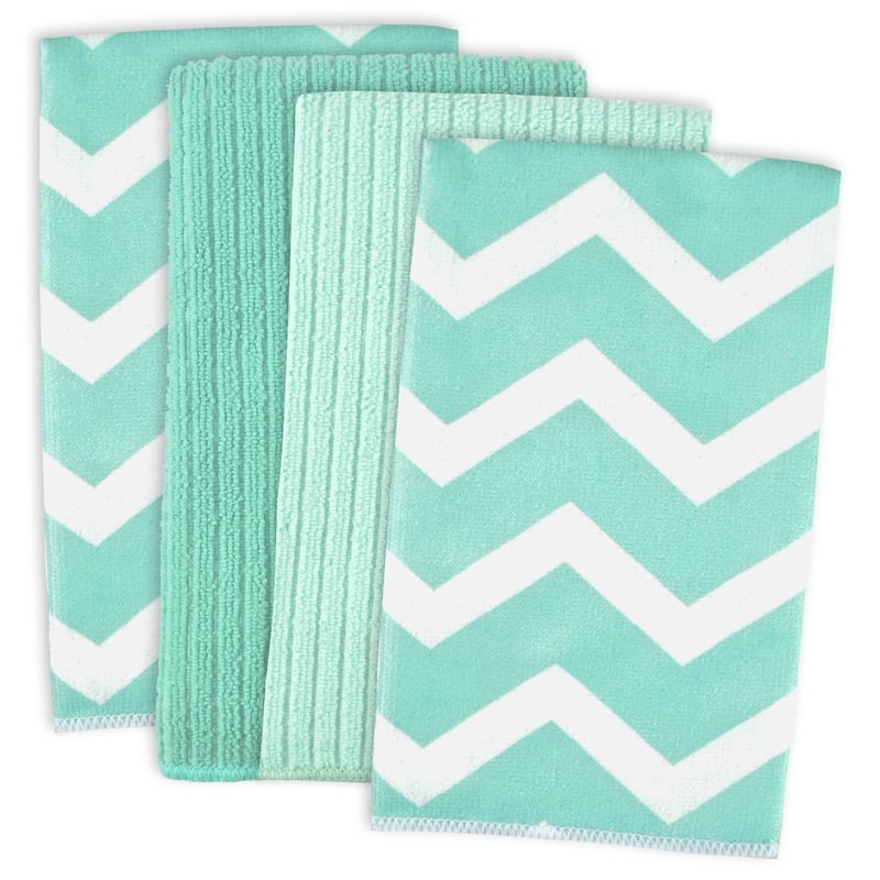 Chevron Microfiber Dishtowel (Set of 4)