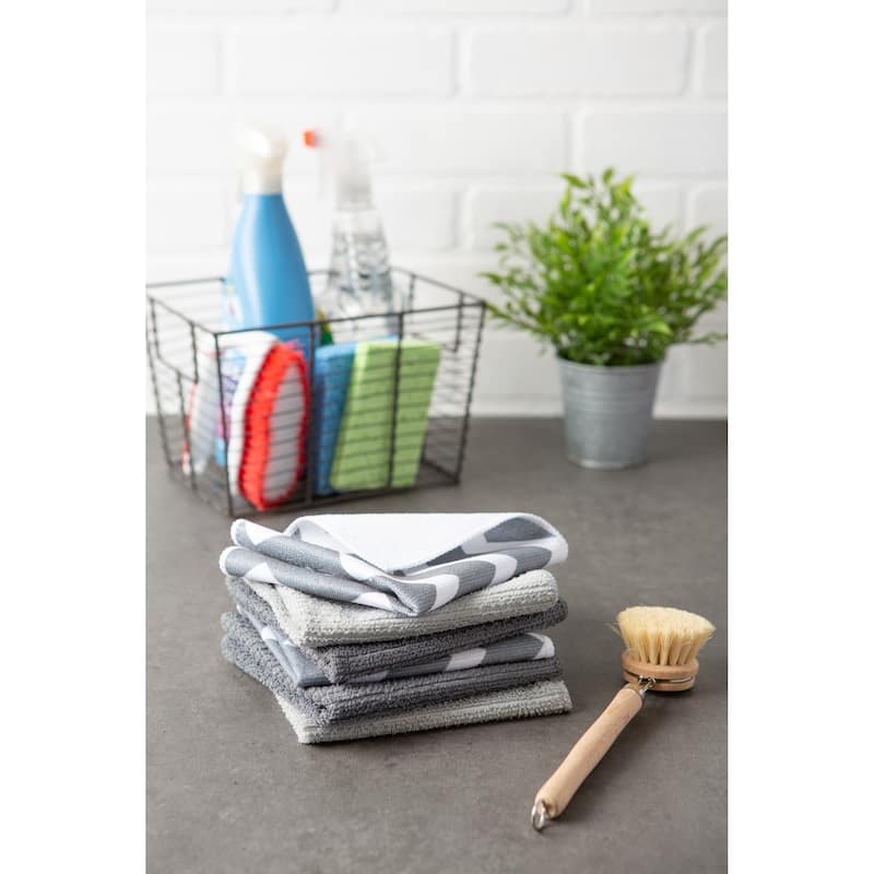 Chevron Microfiber Dishtowel (Set of 4)