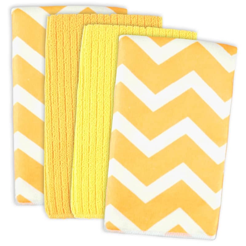 Chevron Microfiber Dishtowel (Set of 4)