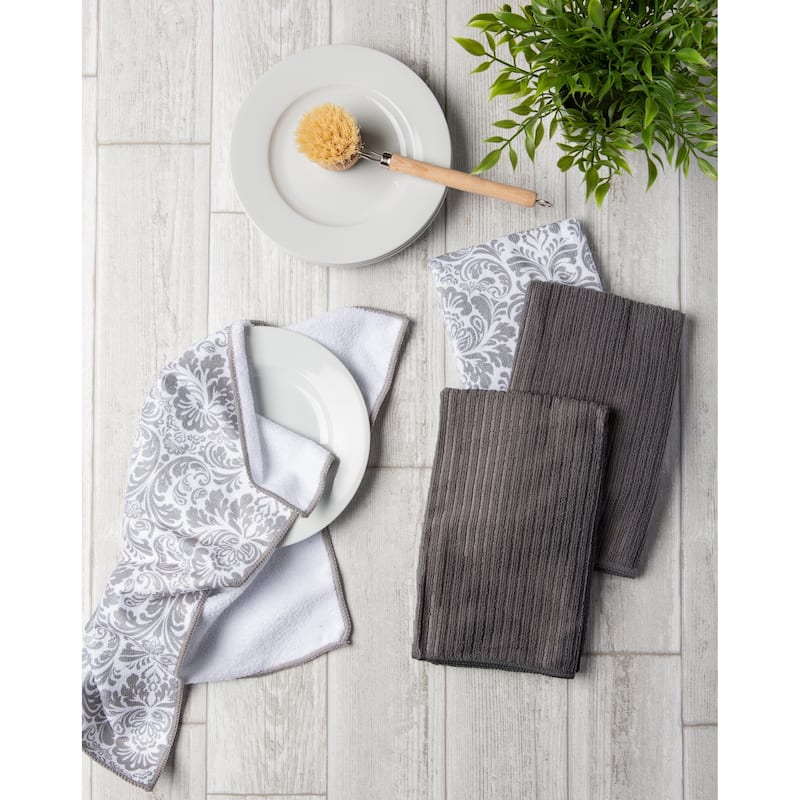 Chevron Microfiber Dishtowel (Set of 4)