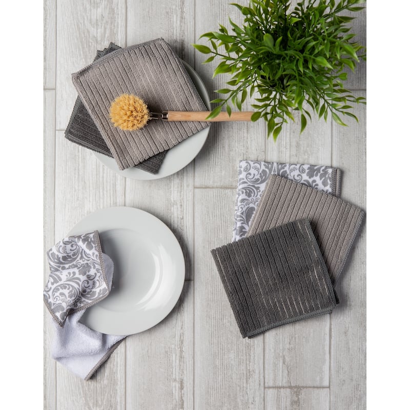 Chevron Microfiber Dishtowel (Set of 4)