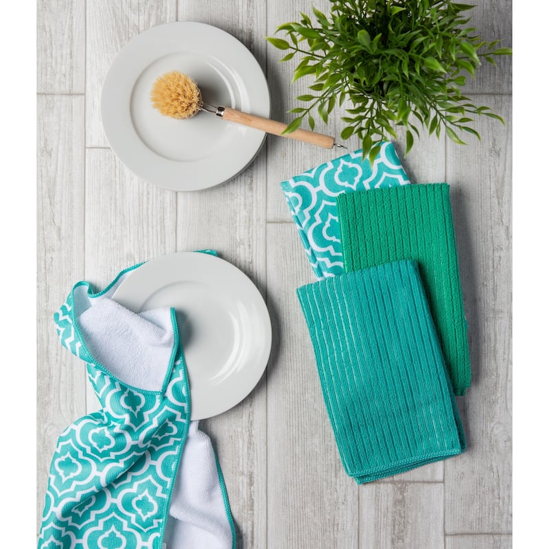 Chevron Microfiber Dishtowel (Set of 4)