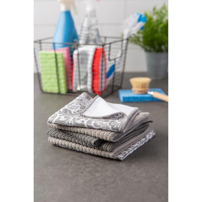 Chevron Microfiber Dishtowel (Set of 4)