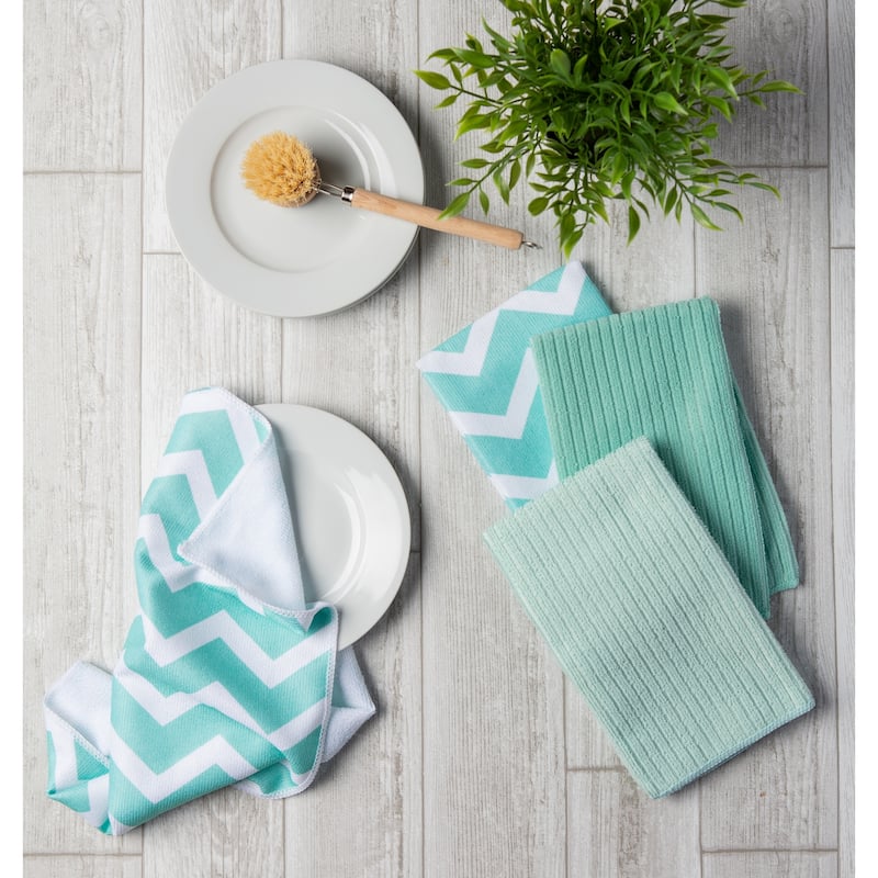 Chevron Microfiber Dishtowel (Set of 4)