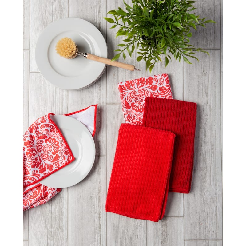 Chevron Microfiber Dishtowel (Set of 4)