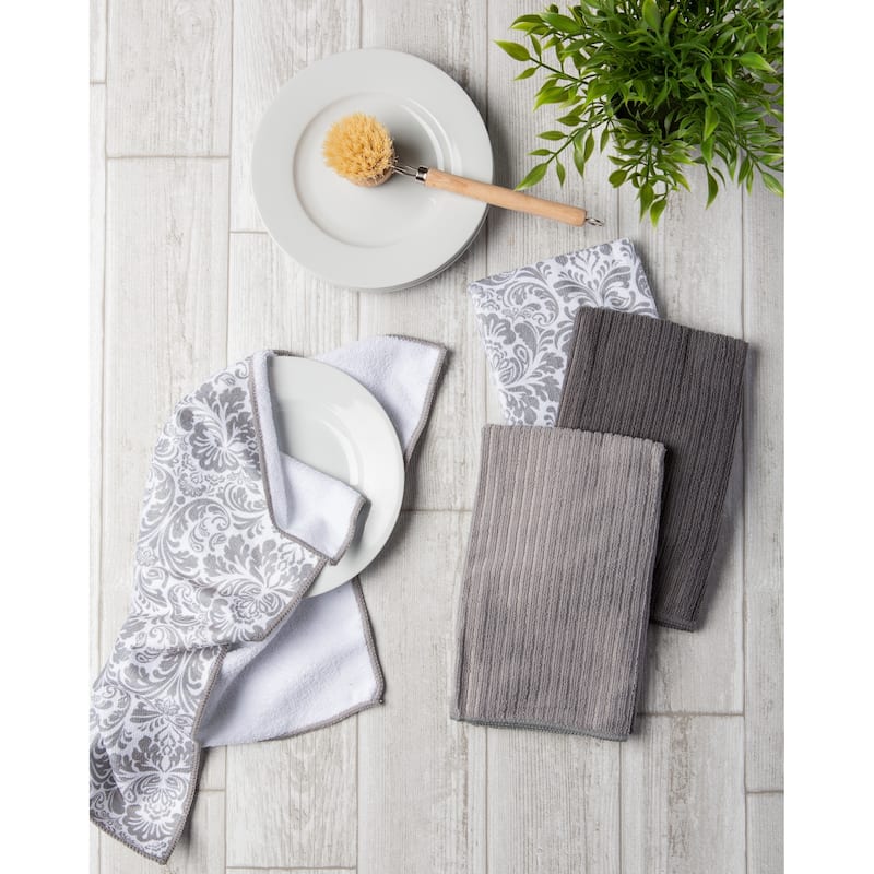 Chevron Microfiber Dishtowel (Set of 4)