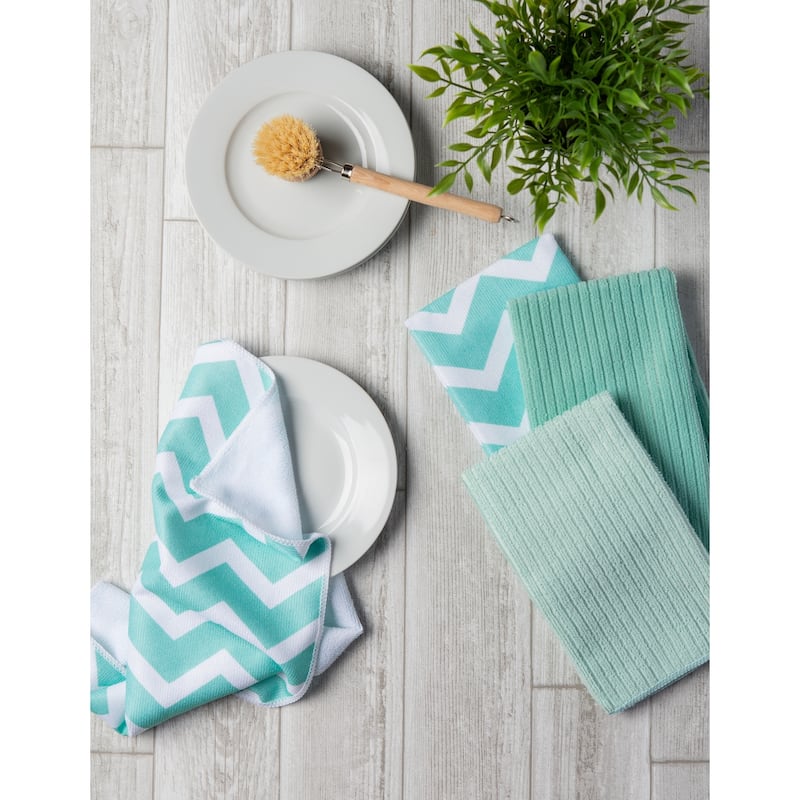 Chevron Microfiber Dishtowel (Set of 4)