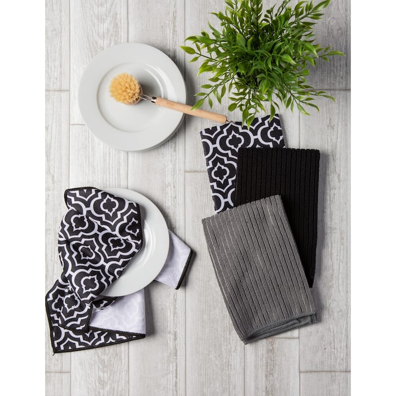 Chevron Microfiber Dishtowel (Set of 4)