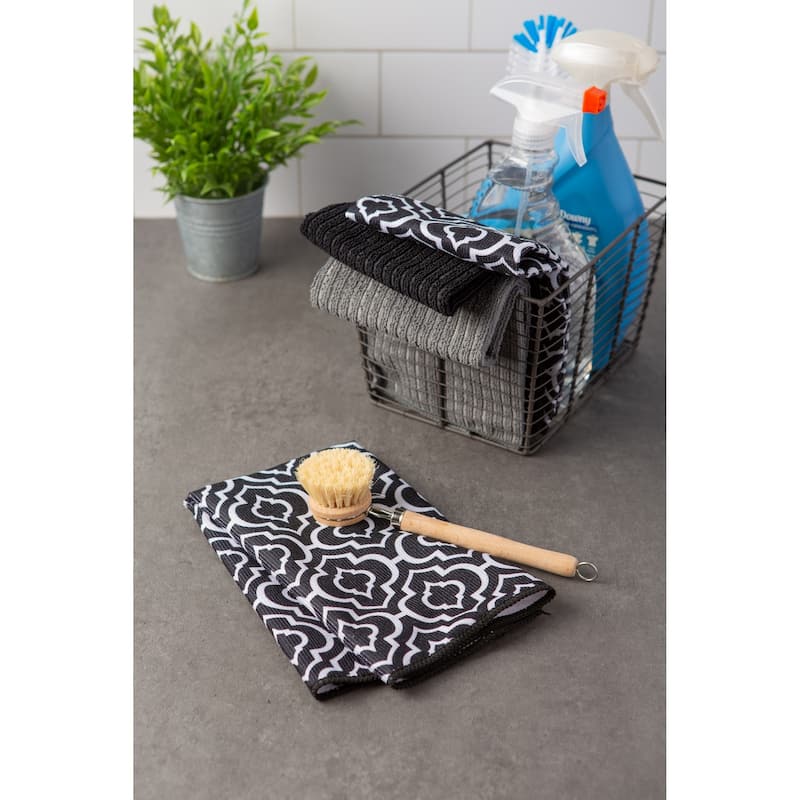 Chevron Microfiber Dishtowel (Set of 4)