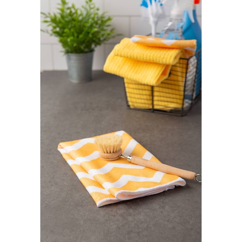 Chevron Microfiber Dishtowel (Set of 4)