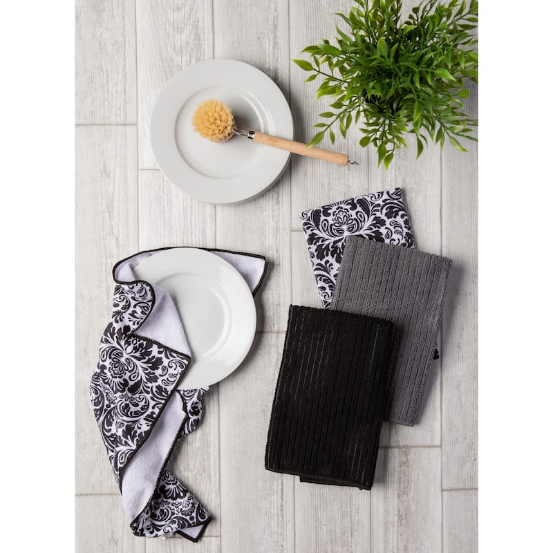 Chevron Microfiber Dishtowel (Set of 4)