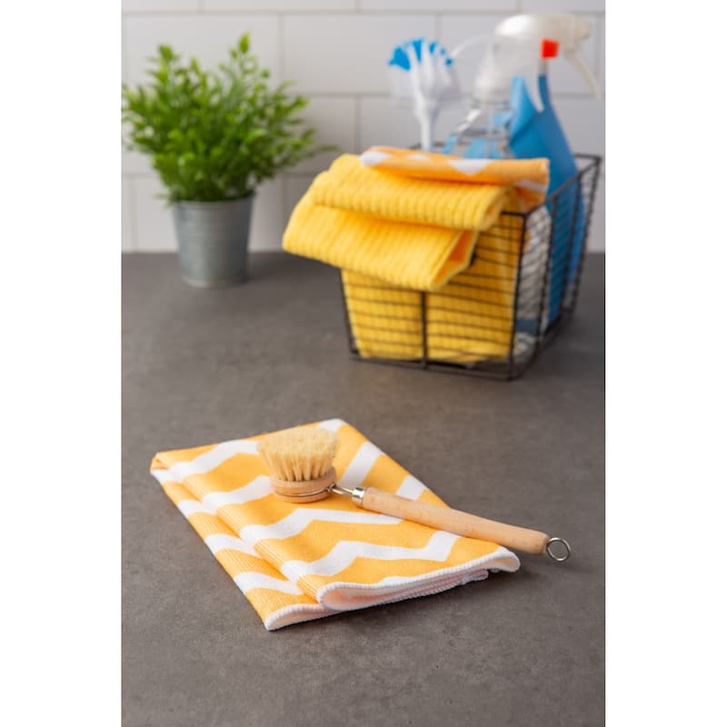 Chevron Microfiber Dishtowel (Set of 4)