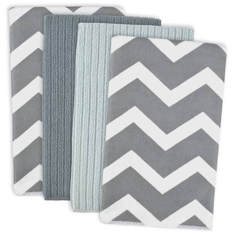 Chevron Microfiber Dishtowel (Set of 4)