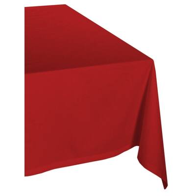 Red Polyester Tablecloth