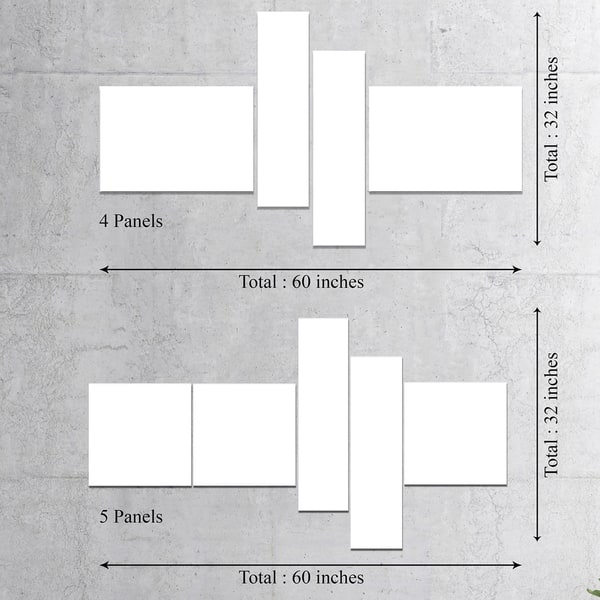 Designart "3D Gold Silver Wave Design" Abstract Canvas Print Bed Bath