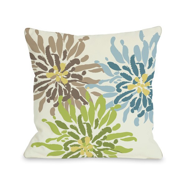 blue green sofa pillows