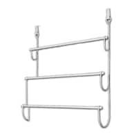 Shop Evelots 2 Kitchen Bath Over The Cabinet Towel Bars Stainless