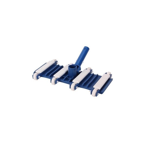13.25" Classic Flexible Weighted In-Ground Swimming Pool Vacuum Head on Wheels - Blue