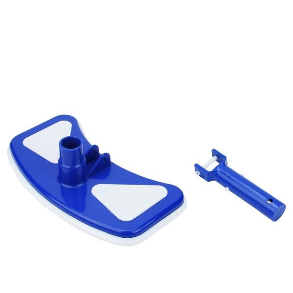 11.5" Swimming Pool Standard Weighted Liner Butterfly Vacuum Head with Bumper - Blue