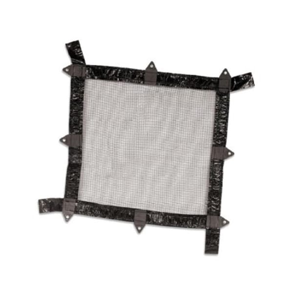 16' x 28' Jet Black Closing Deluxe Leaf Net Cover for In-Ground 12' x 24' Swimming Pools