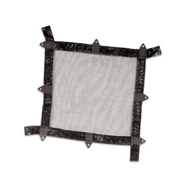 24' x 44' Jet Black Closing Deluxe Leaf Net Cover for In-Ground 20' x 40' Swimming Pools