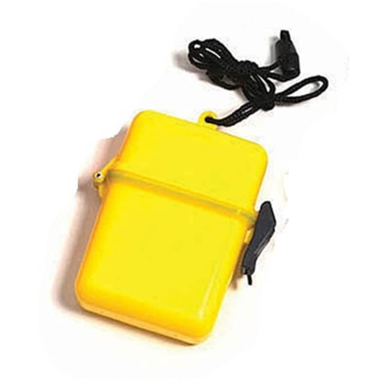 4.5" Yellow Waterproof Personal Swimming Pool Beach Accessory Case