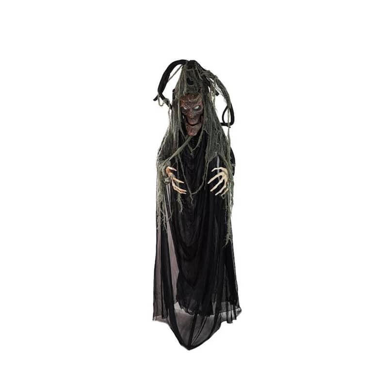 7' Animated Tree Man Halloween Decoration with Lighted Eyes