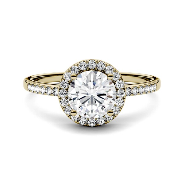 Shop Moissanite by Charles & Colvard 14k Gold 1.30 TGW ...