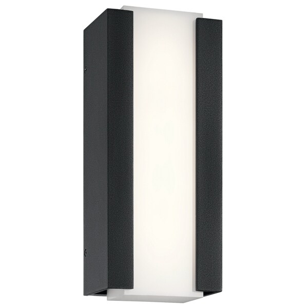 Kichler Lighting Ashton 1 Light Black Outdoor Led Wall Sconce Kichler Lighting Ashton 1 Light Black Outdoor Led Wall Sconce Free Shipping Today 17015988